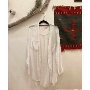 Farrow white button up shirt
